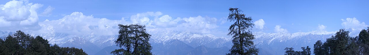 Panchachuli panorama from Munsyari